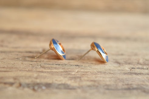 Blue Knot Earrings